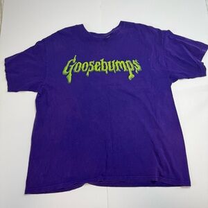 Goosebumps Horrorland Graphic Tee Purple 2XL Horror Shirt Spooky Graphic T Shirt